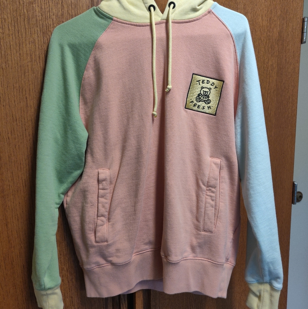 Teddy fresh color block hoodie 2.0